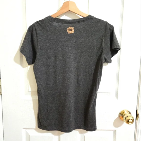Natural Life Tops | Charcoal Gray Graphic Sun Tee Women's S - Picture 2 of 8